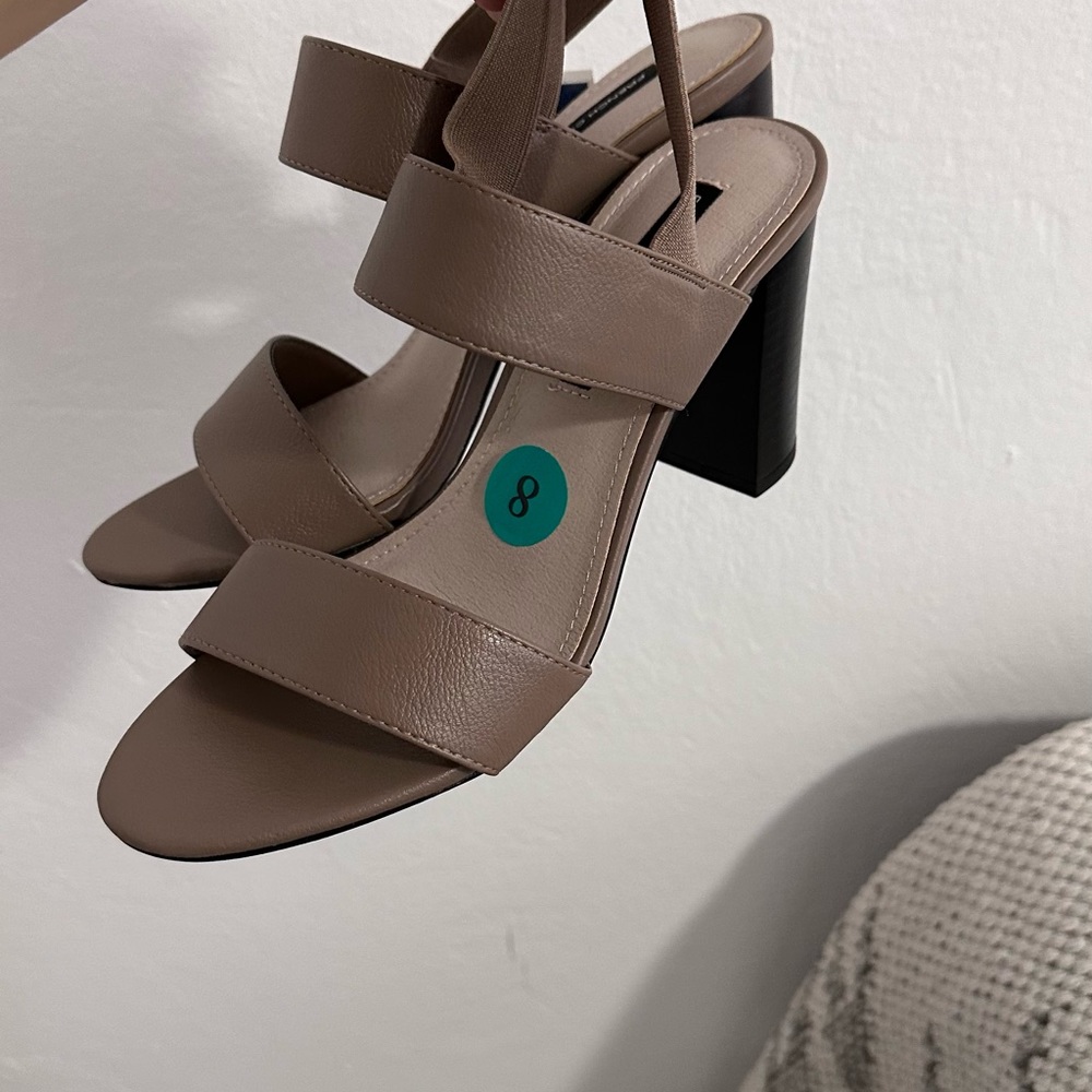 Leather heels